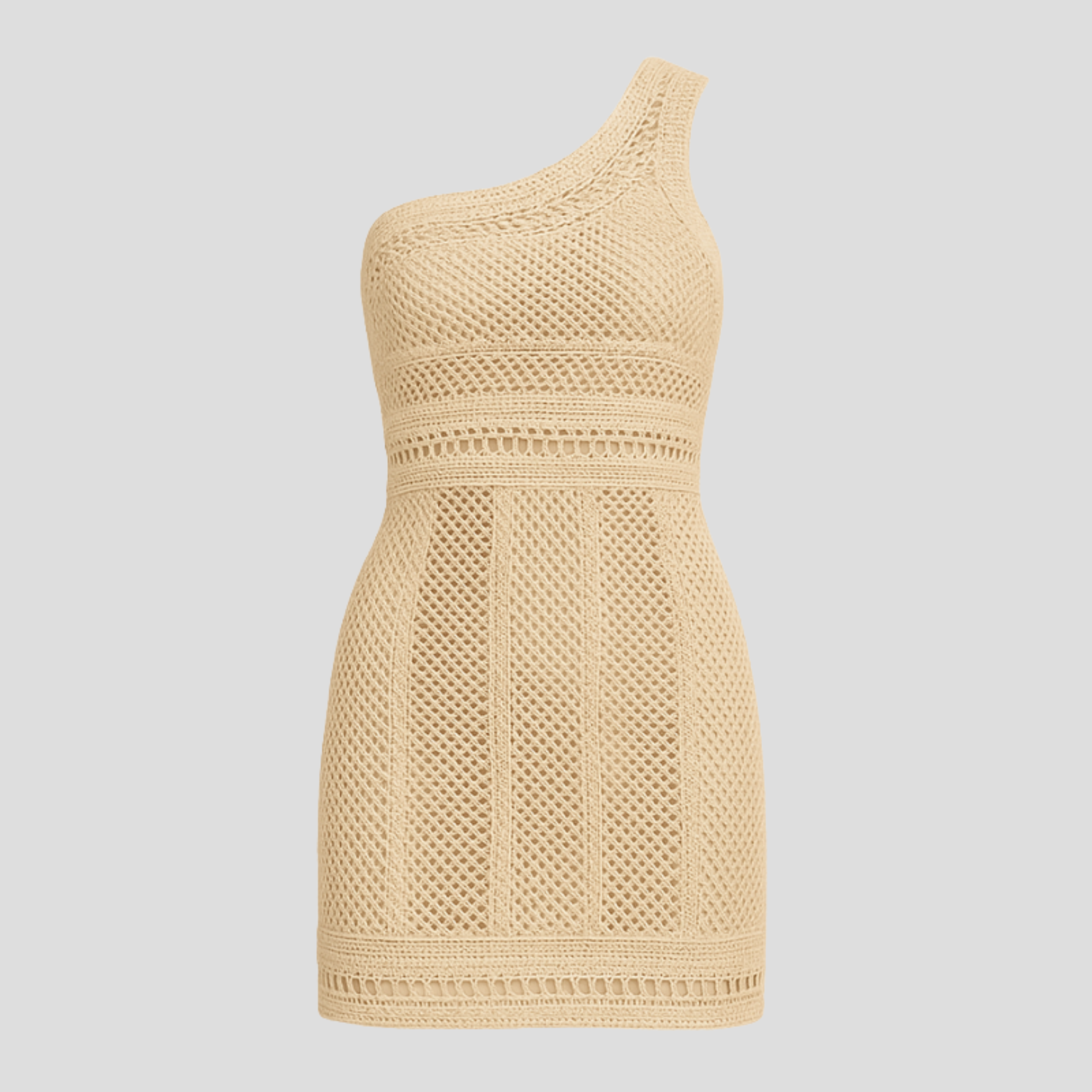 Women Mini Dress | Open Pattern Form & Elongated Line Alignment for Occasion Wear