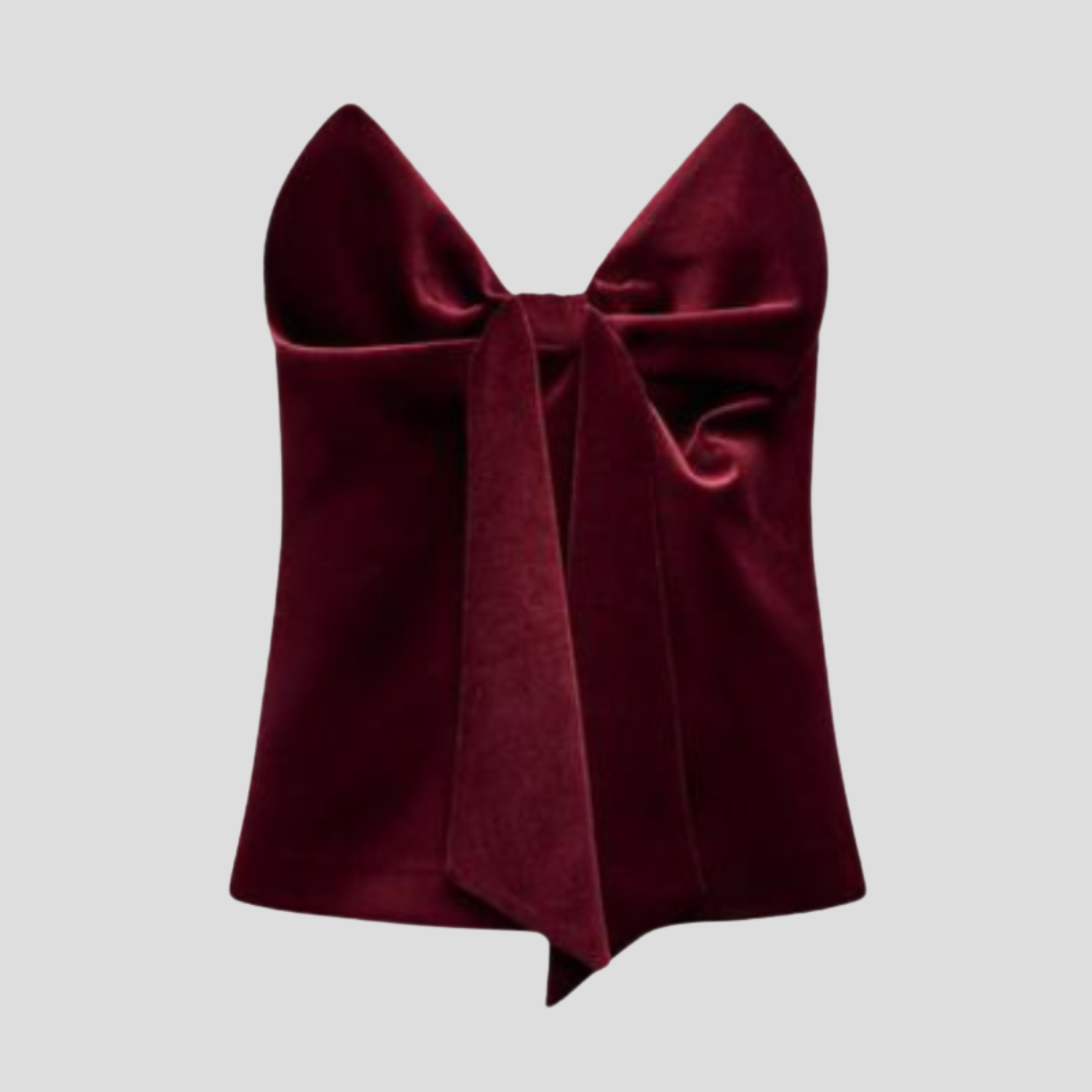 Women Crop Top | Sweetheart Neckline Form & Front Bow Alignment for Occasion Wear