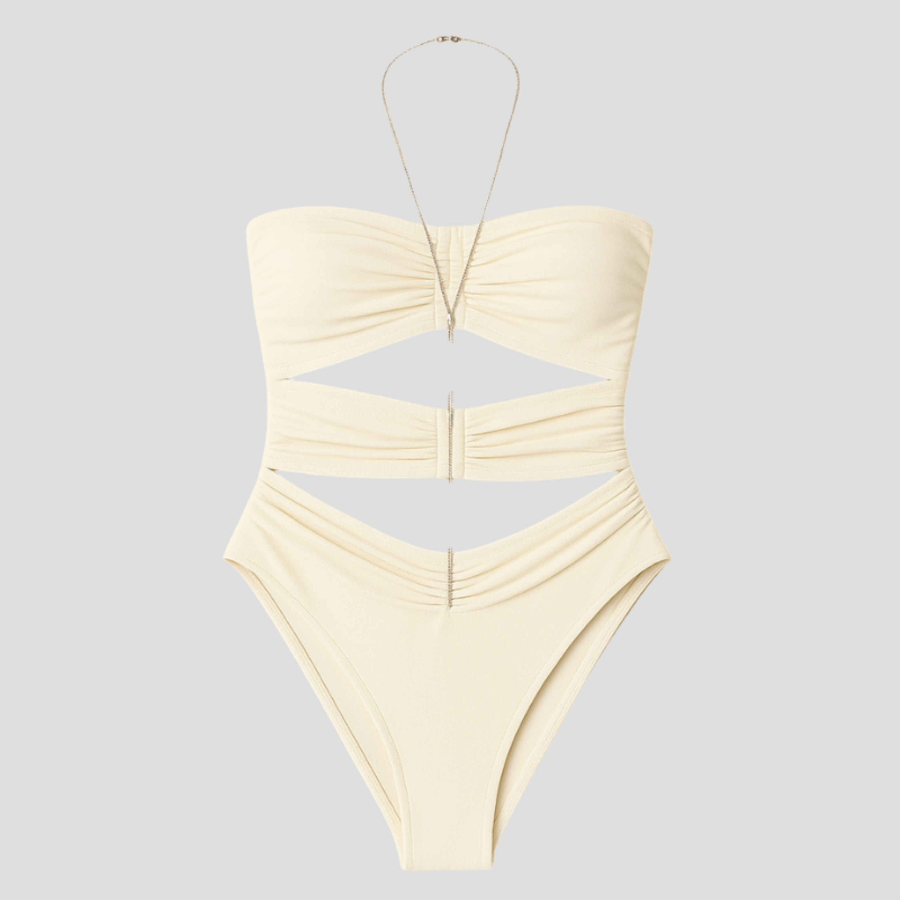 Women Swimsuit | Cutout Detail Form & Contoured Line Alignment for Swimwear
