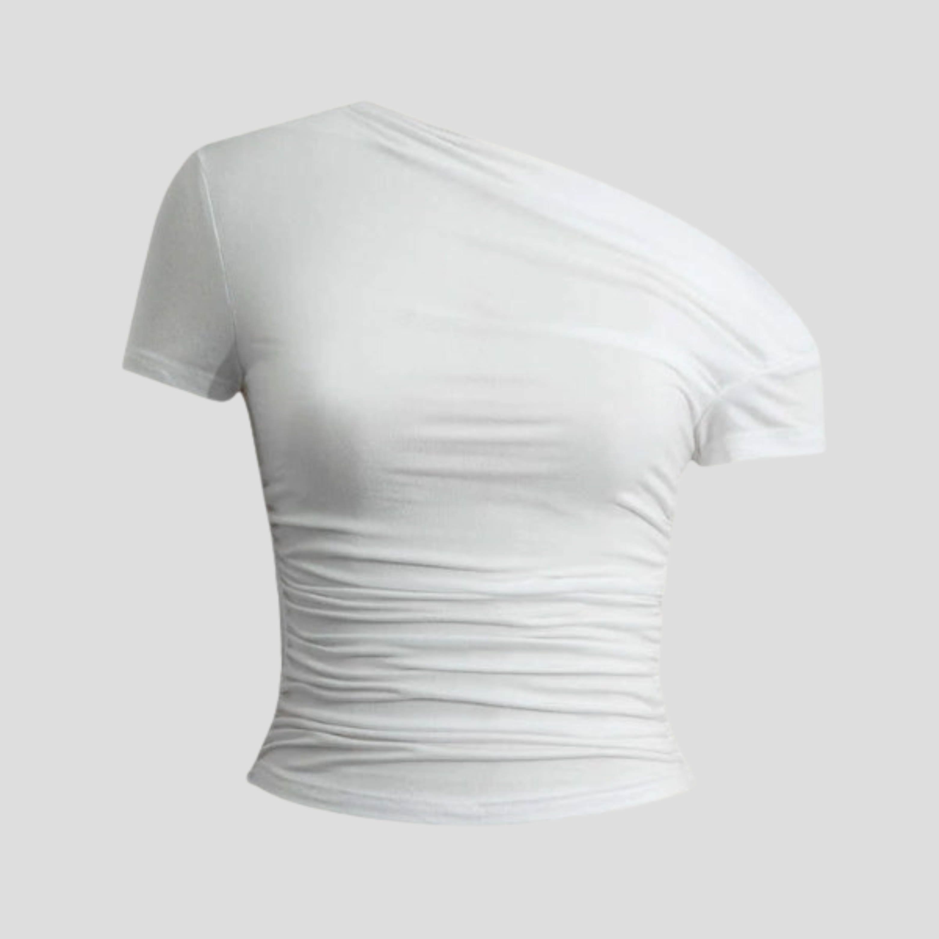 The Amalfi Asymmetric Ruched Top