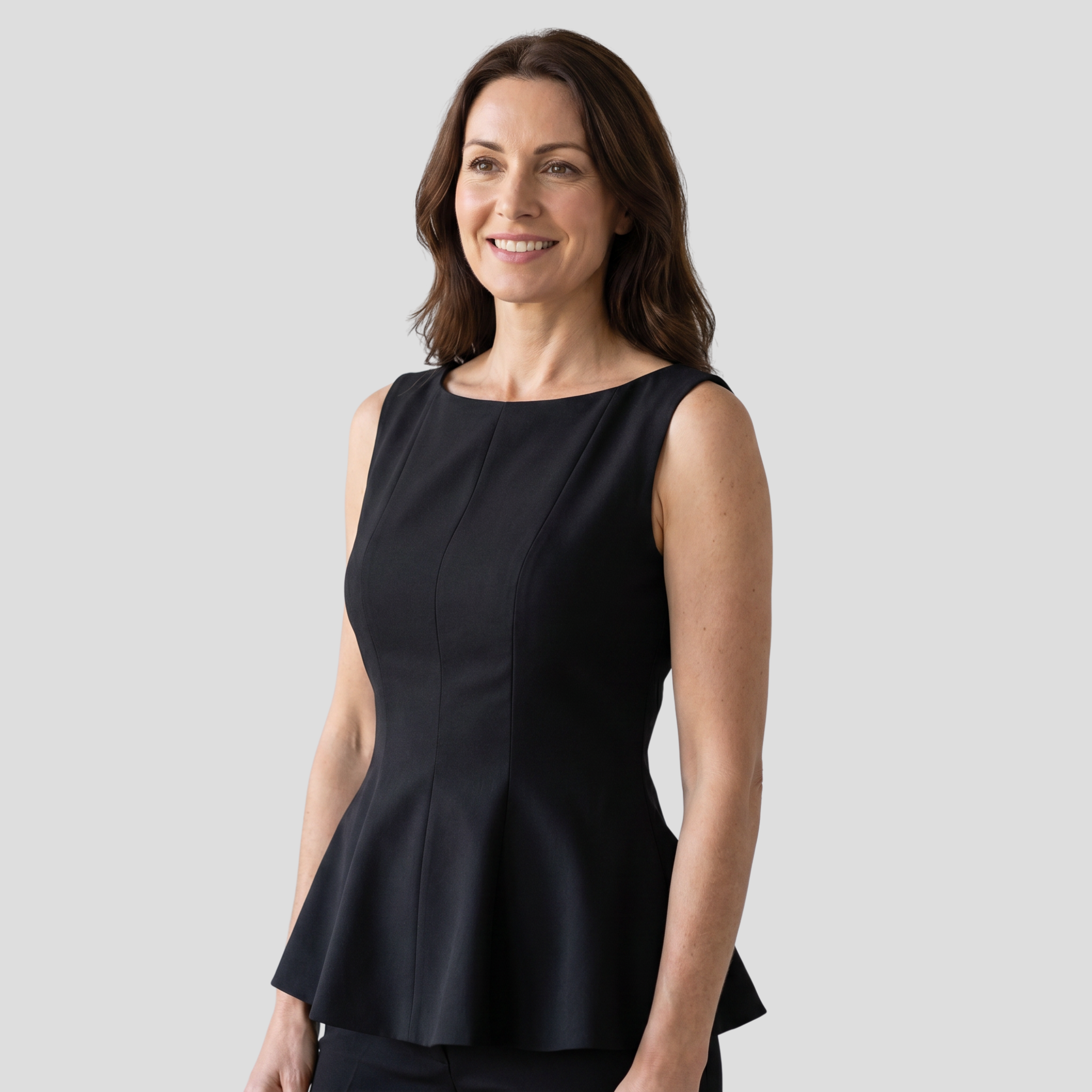 Women Peplum Top | High Neckline Form & Defined Waist Alignment for Occasion Wear